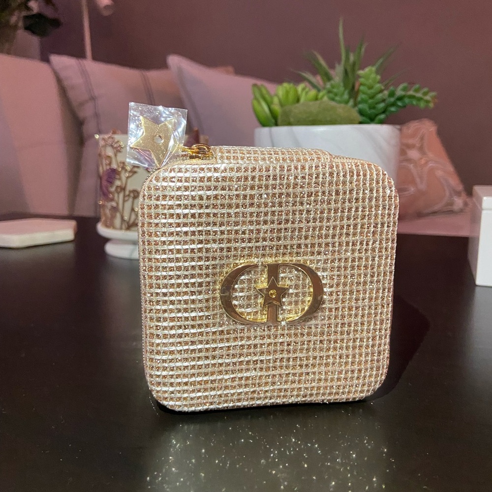 DIOR Beauty Jewelry Case 2025 Holiday Collection Gold NEW! - Picture 4 of 8